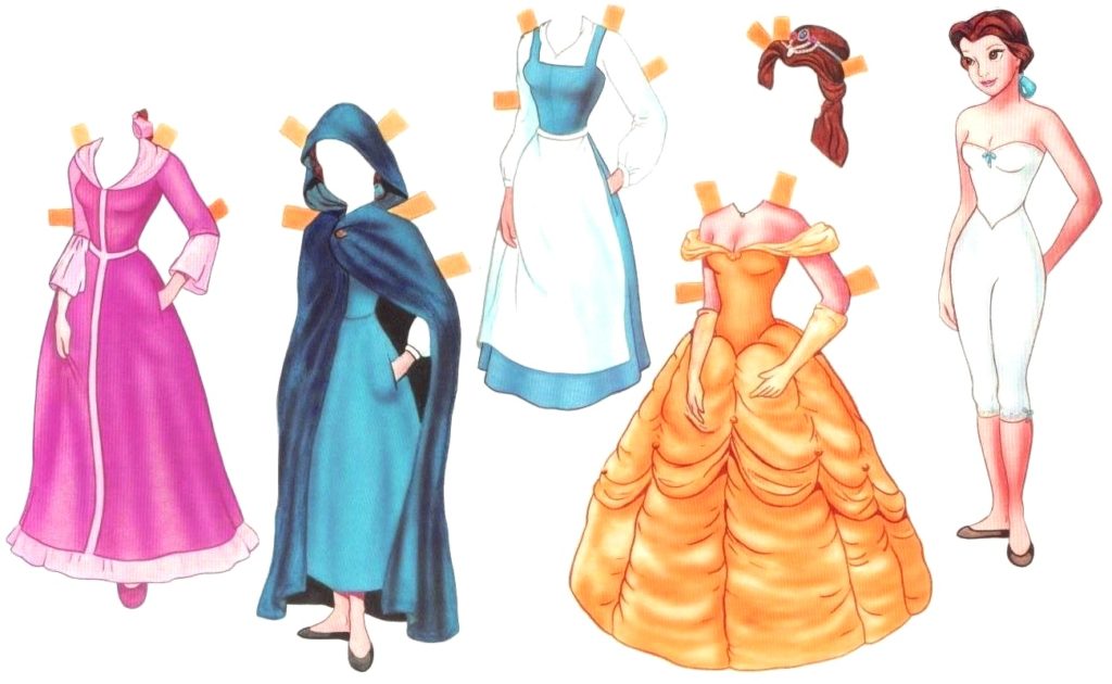 одежда для принцессы белл