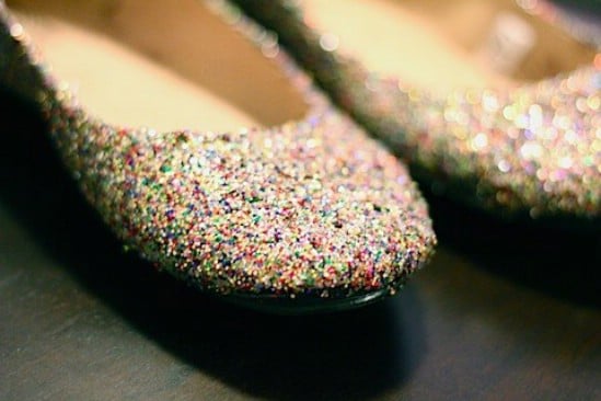 Glitter Flats - 28 Fun and Easy DIY New Year’s Eve Party Ideas