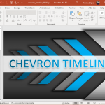 animated chevron timeline powerpoint template