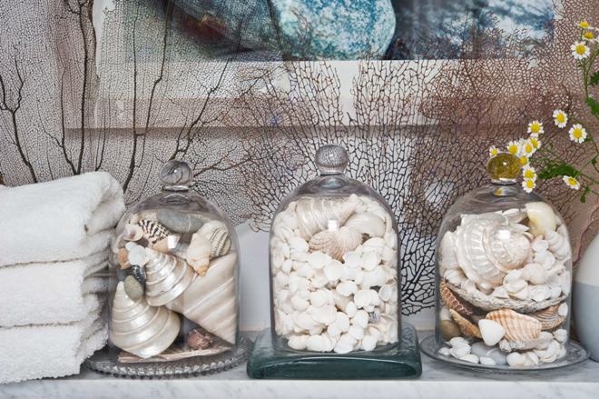Морские ракушки в декоре интерьера