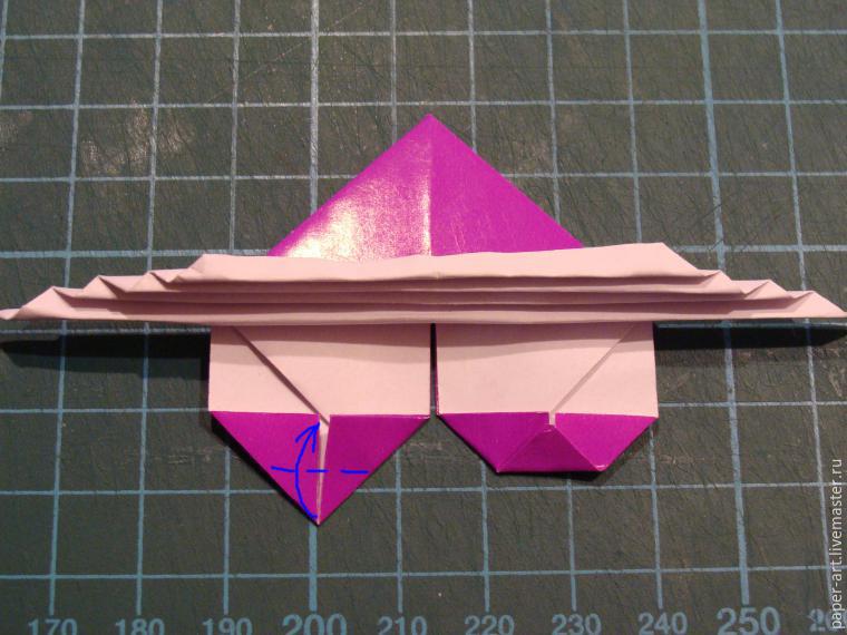 Складываем оригами-сердечко с крылышками, фото № 24