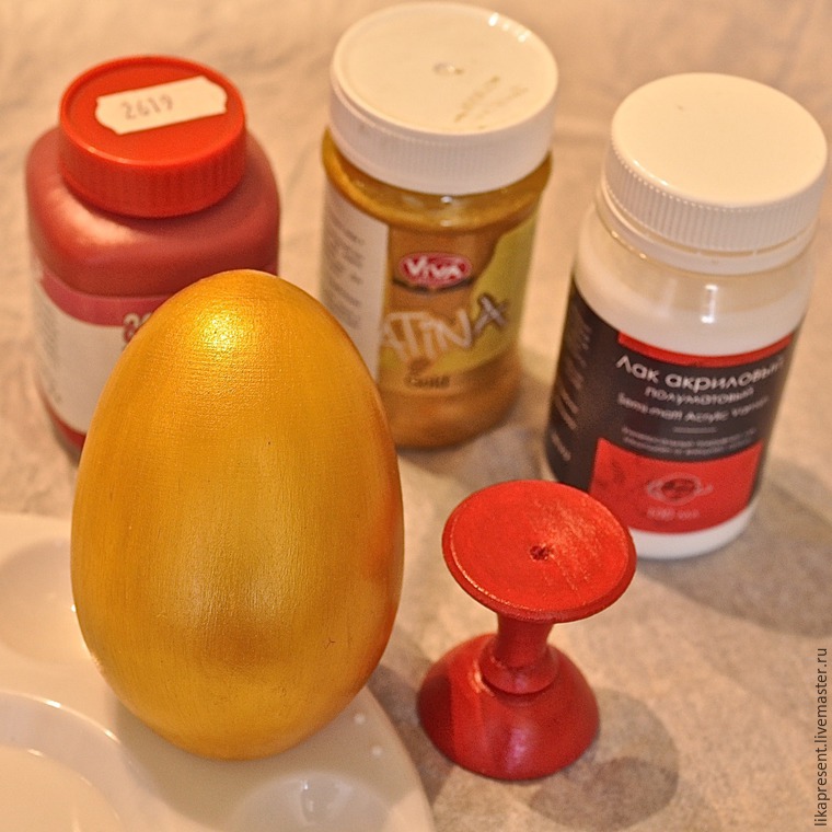 Декорируем пасхальное яйцо, используя две техники, фото № 3
