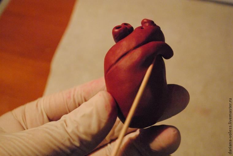 Делаем анатомическое сердце из полимерной глины, фото № 18