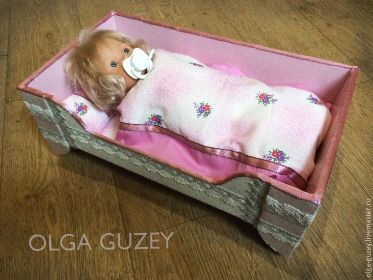 Проще простого: кроватка-качалка для куклы своими руками, фото № 15
