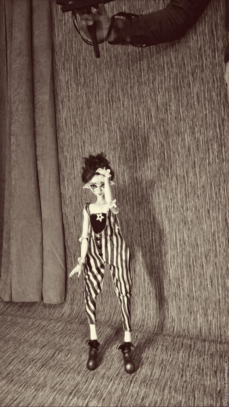 Как создать странного эльфа, или Кукла-марионетка из папье-маше, фото № 19