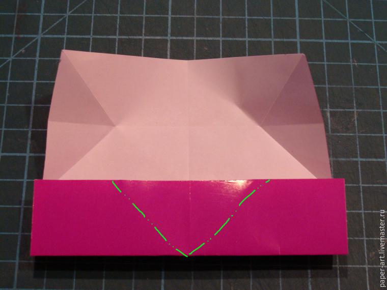 Складываем оригами-сердечко с крылышками, фото № 11