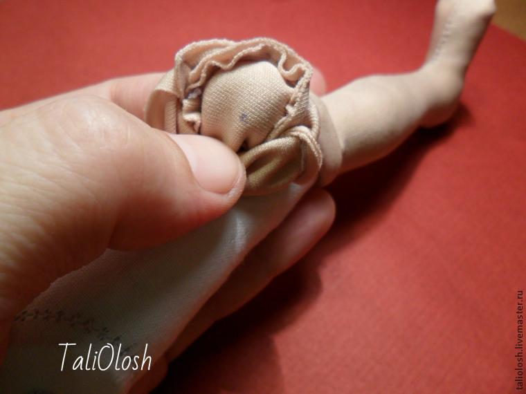 Создание текстильной шарнирной куклы. Часть 5, фото № 48