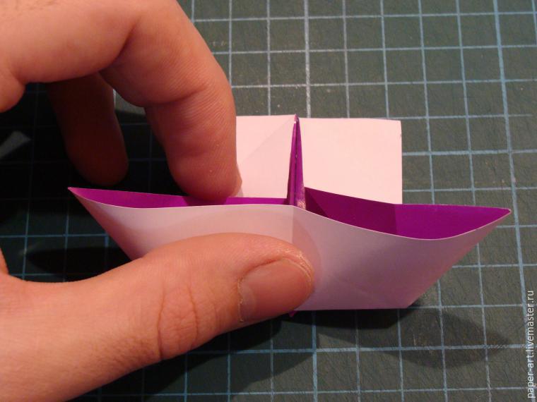 Складываем оригами-сердечко с крылышками, фото № 17