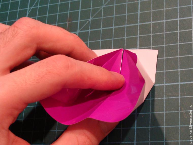 Складываем оригами-сердечко с крылышками, фото № 16