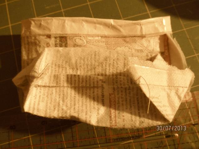 Как сделать объемный бумажный пакет без клея, фото № 3