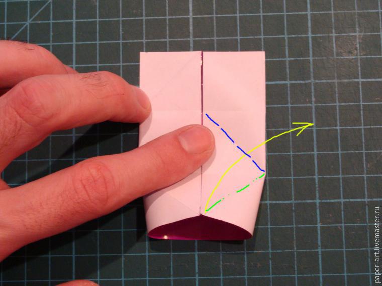 Складываем оригами-сердечко с крылышками, фото № 15