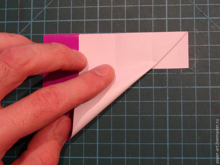 Складываем оригами-сердечко с крылышками, фото № 6