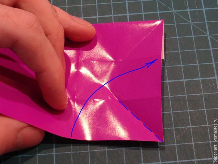Складываем оригами-сердечко с крылышками, фото № 8