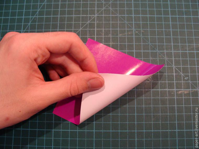 Складываем оригами-сердечко с крылышками, фото № 1