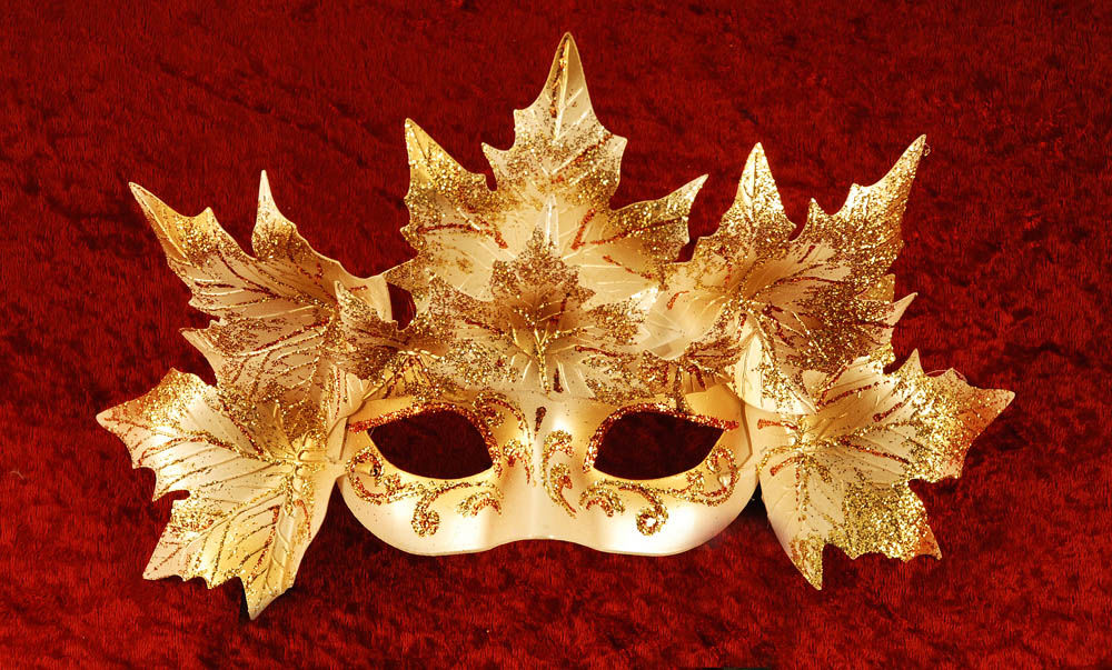 Необычные карнавальные маски с осенней тематикой, фото № 6