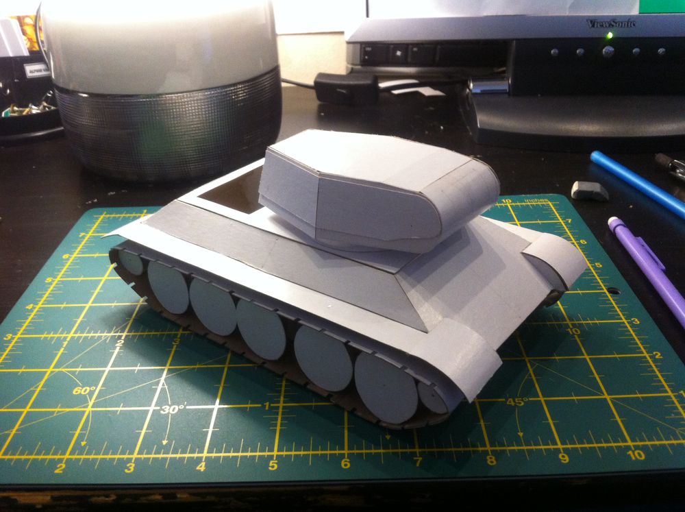 Создаем макет легендарного танка Т-34, фото № 30