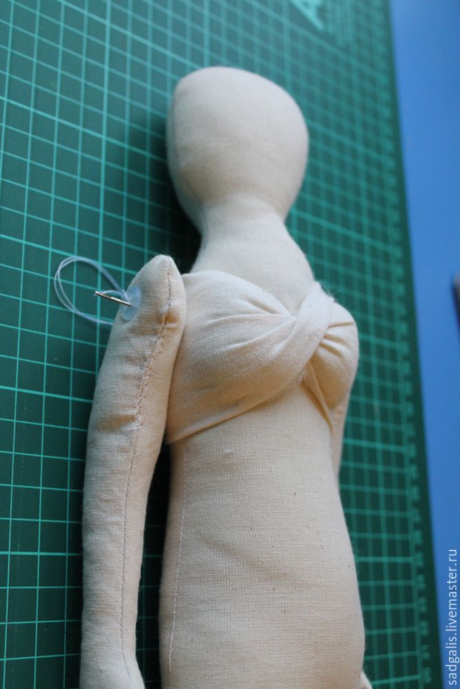 Шьем простую текстильную куколку своими руками, фото № 17