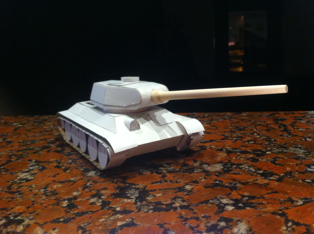 Создаем макет легендарного танка Т-34, фото № 35
