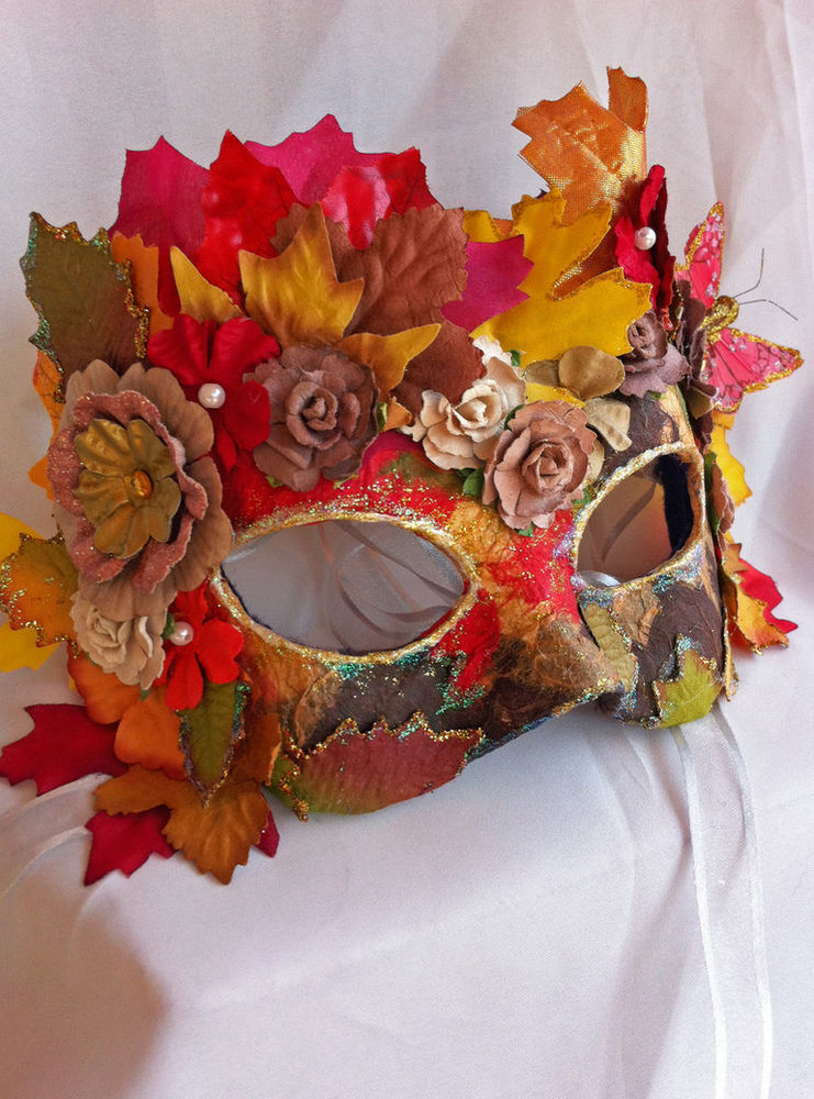 Необычные карнавальные маски с осенней тематикой, фото № 8