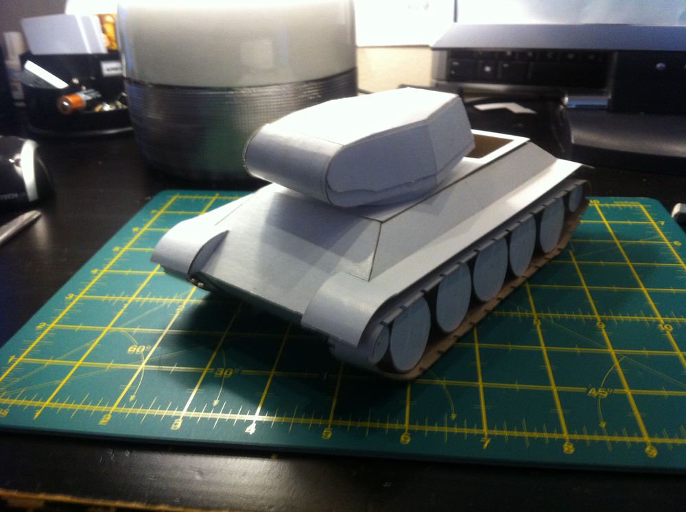 Создаем макет легендарного танка Т-34, фото № 28