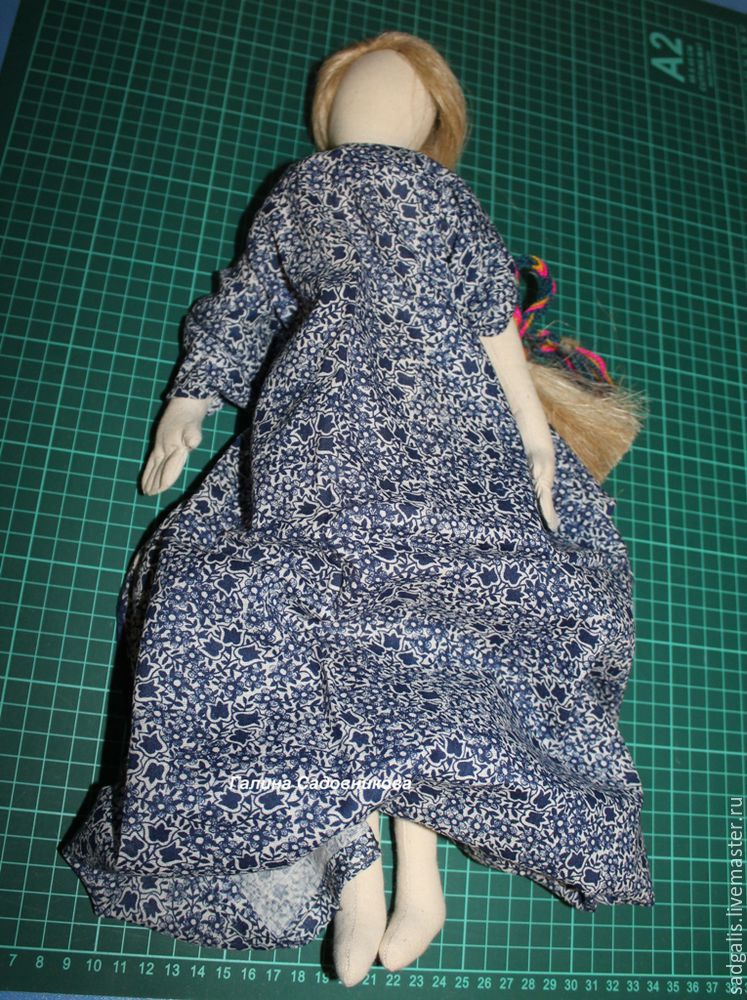 Шьем простую текстильную куколку своими руками, фото № 23