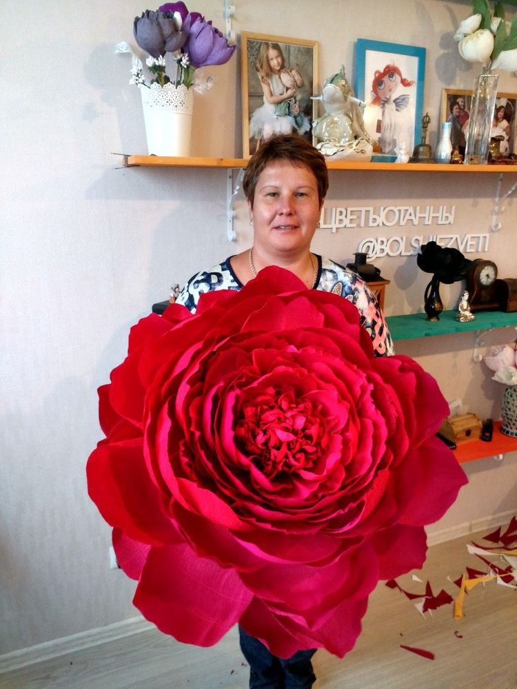 Мастер классы по изготовлению Больших цветов Екатеринбург, фото № 6