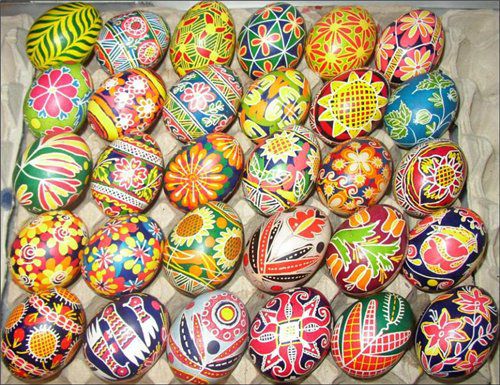 Различные виды росписи яиц, или Натуральные способы покрасить яйца, фото № 19
