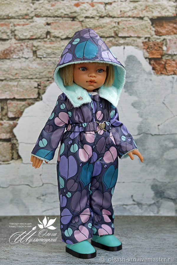 Шьем зимний комбинезон для куклы ростом 32-34 см, фото № 2