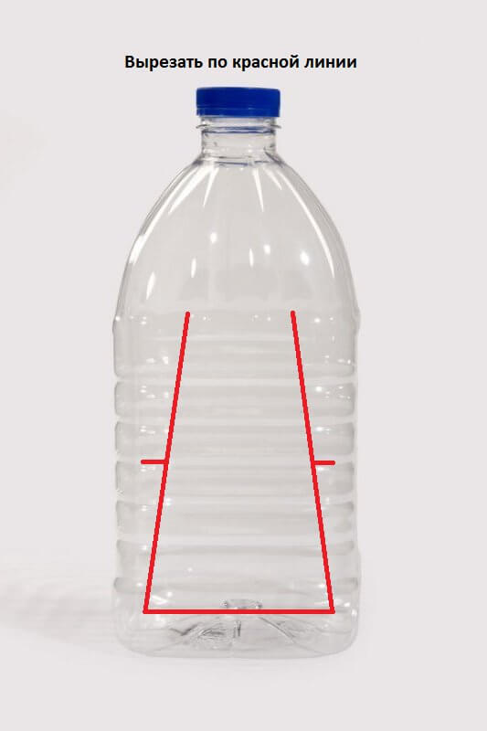 кормушка из 5 литровой пластиковой бутылки