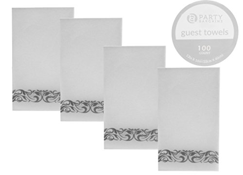 Party Bargains Disposable Linen-Feel Paper Guest Towels 