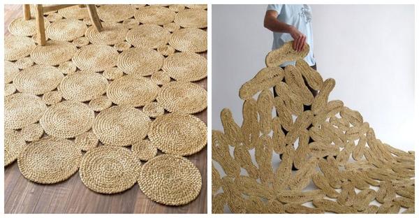 Экологичные коврики из натуральных растительных волокон