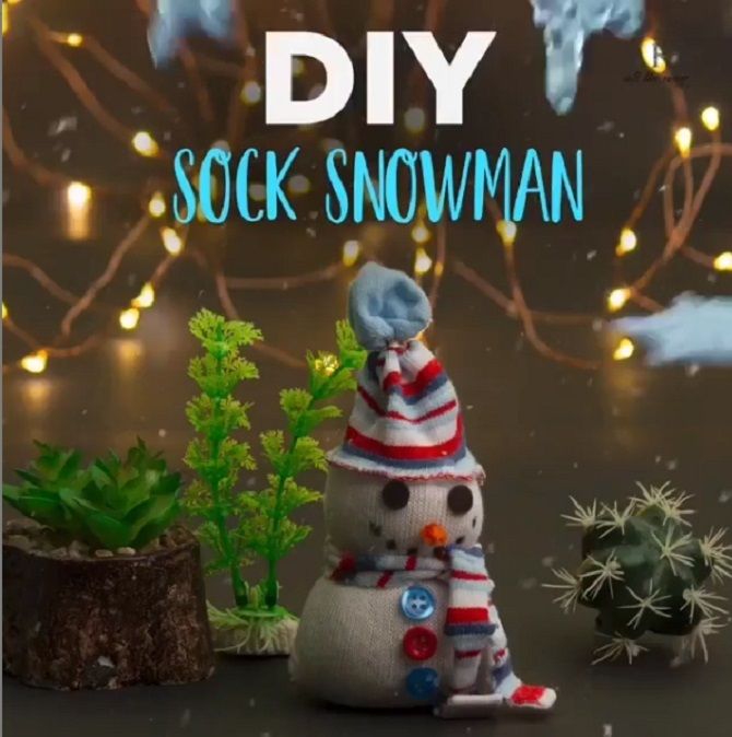 как сделать снеговика своими руками