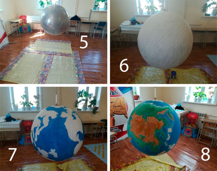 Глобус своими руками: 5 пошаговых мастер-классов с фото