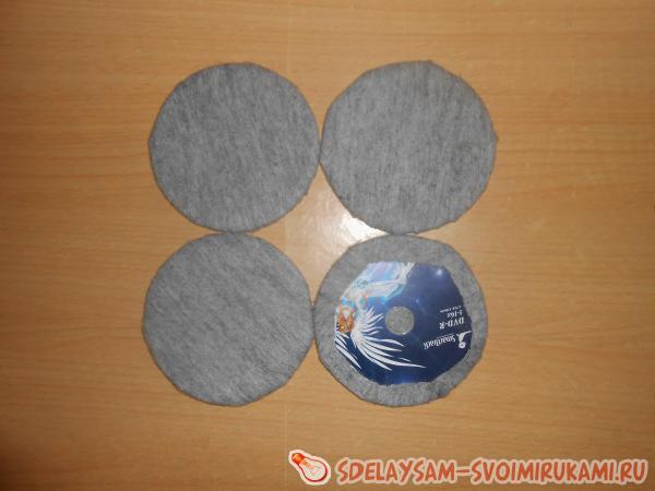 Шкатулка из CD дисков