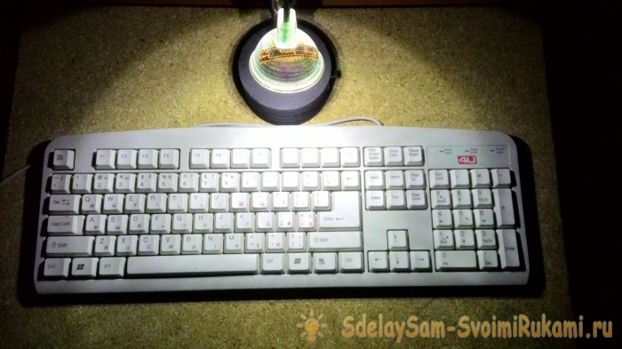Простая подсветка клавиатуры своими руками