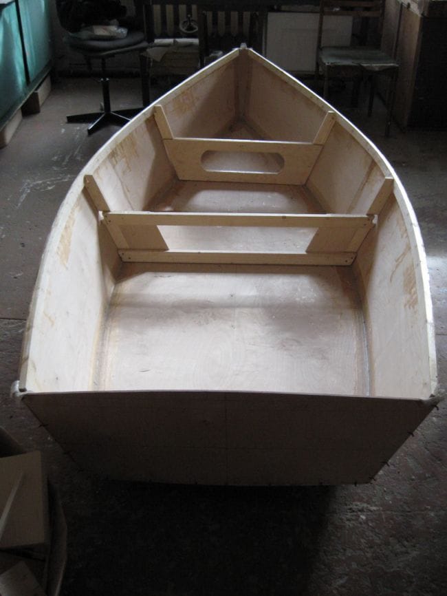Самодельная лодка из фанеры