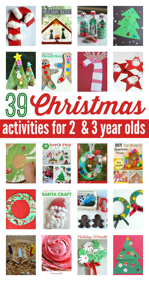 Christmas activities for 2 year olds 