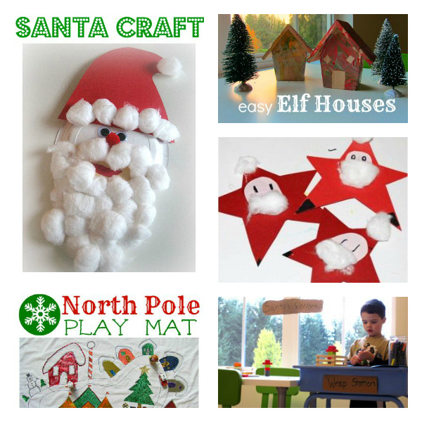 Santa crafts and activities for preschool 
