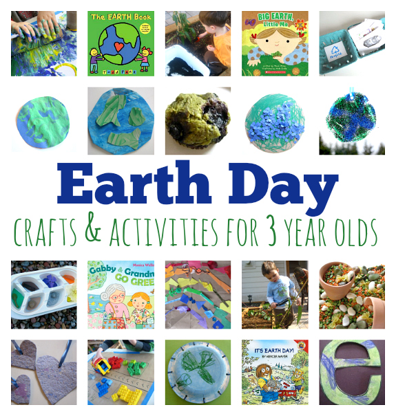 Earth Day Crafts For THree Year Olds from No Time For Flash Cards 